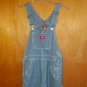 Women's Dickies Striped Overalls